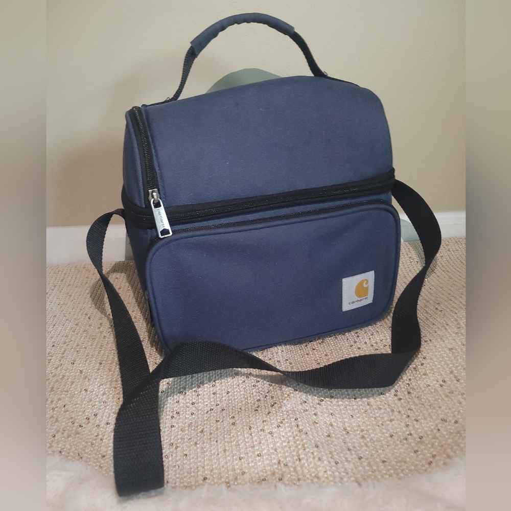 Carhartt Mens Navy Blue Insulated Lunchbox/Cooler